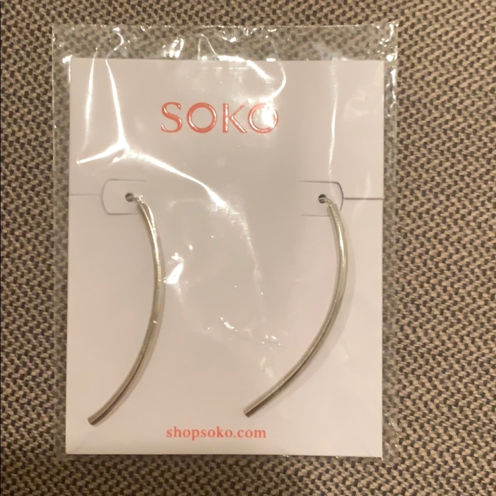 Ethical B Corp silver earrings